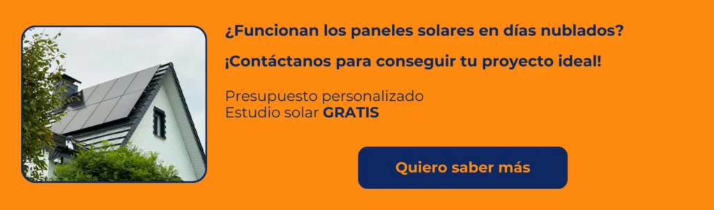 Funcionan los paneles solares en días nublados