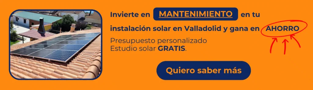 Mantenimiento de placas solares en Valladolid
