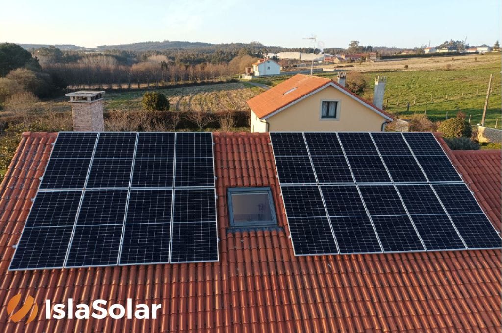 granizo y placas solares