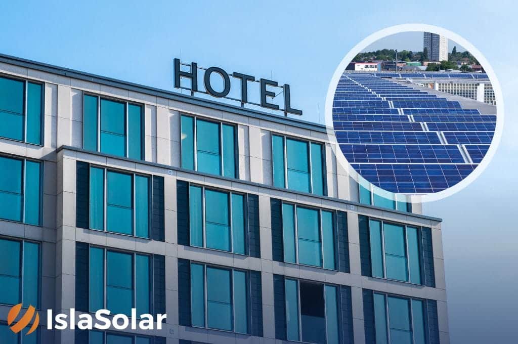 placas solares en hoteles