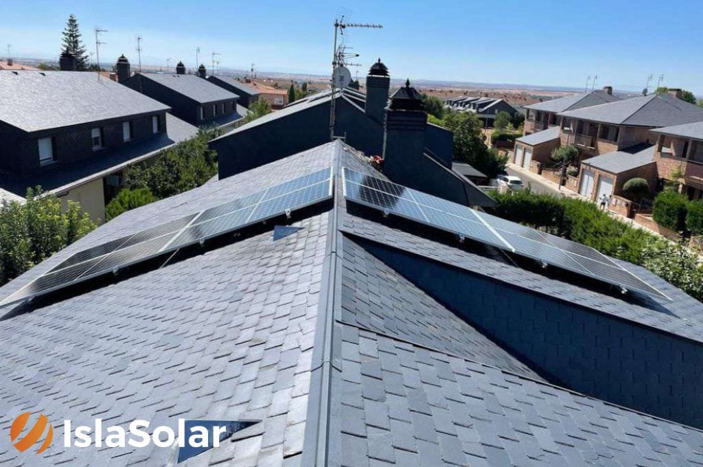 potencia de las placas solares