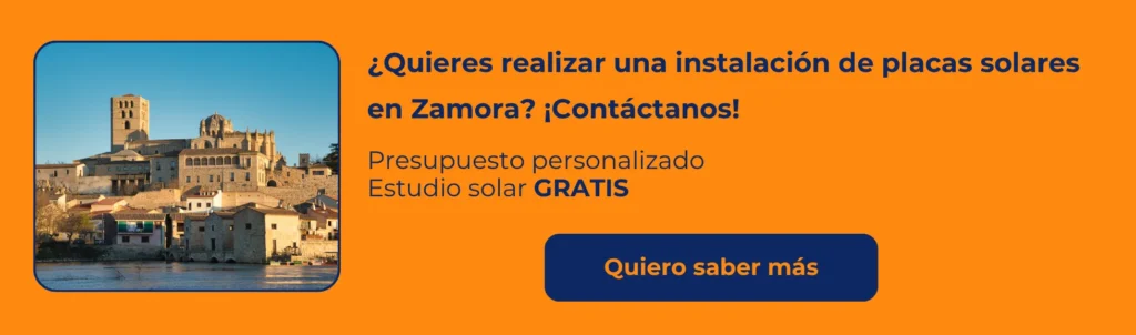 placas solares en Zamora