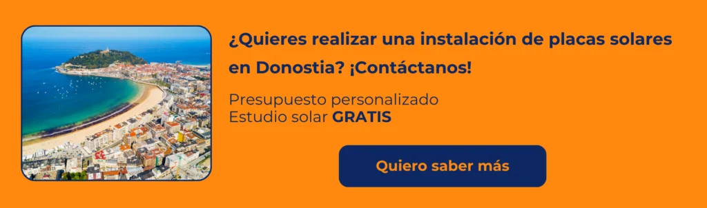 placas solares en Donostia