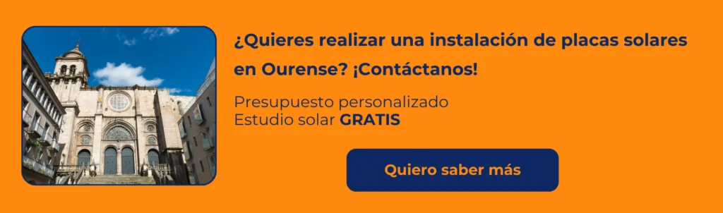 placas solares en Ourense
