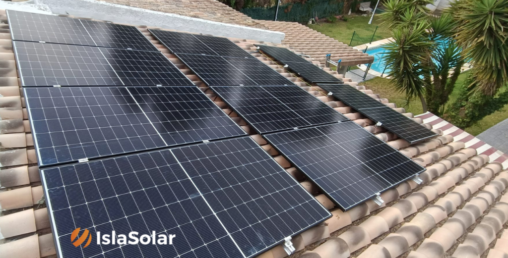 instalación de placas solares en Sant Vicenç de Montalt