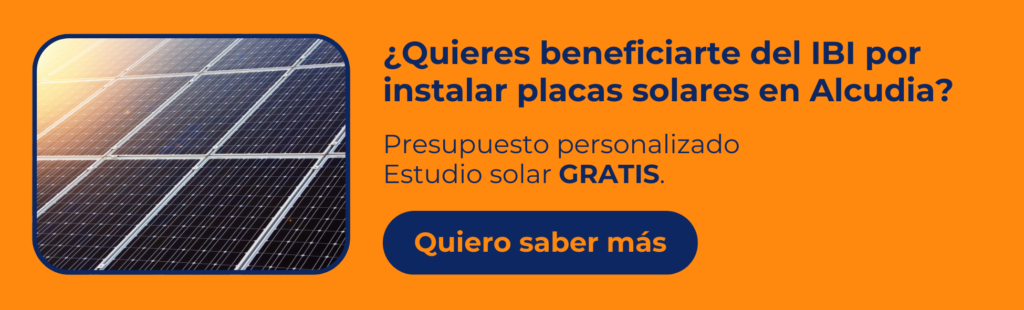 Bonificación del IBI por placas solares en Alcudia