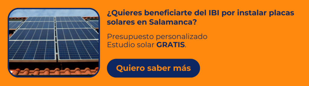 Bonificación del IBI por placas solares en Salamanca