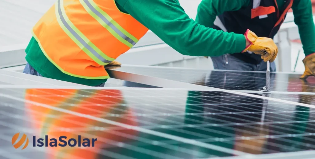 Mantenimiento de paneles solares en Alcorcón