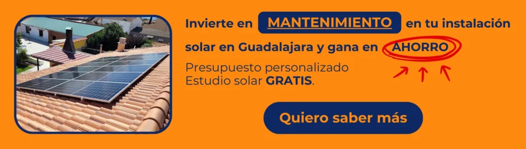 Mantenimiento de placas solares en Guadalajara