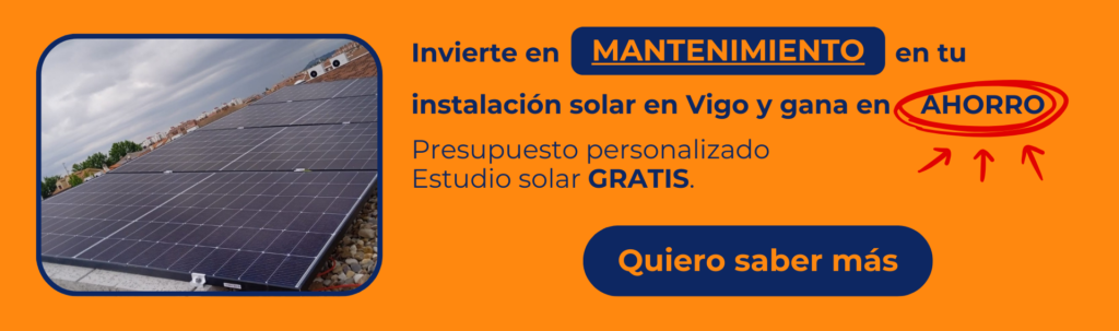 mantenimiento de placas solares en Vigo