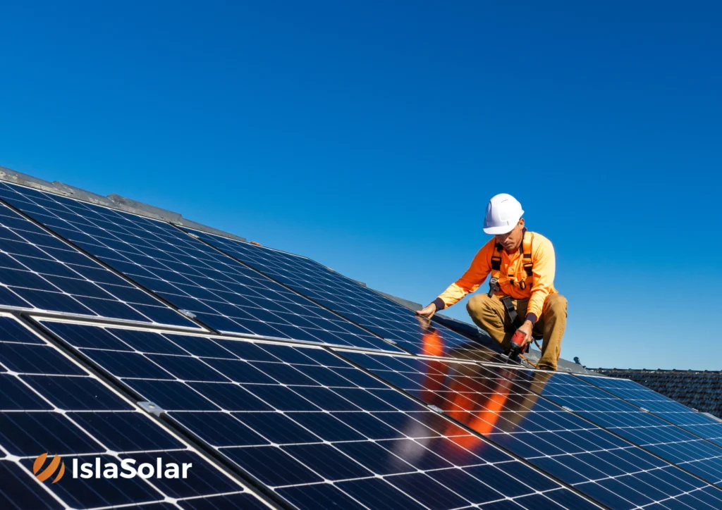 Mantenimiento de paneles solares en Mejorada del Campo
