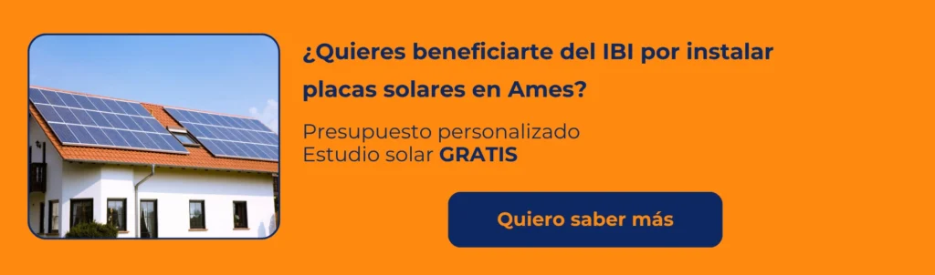 Bonificación del IBI por placas solares en Ames