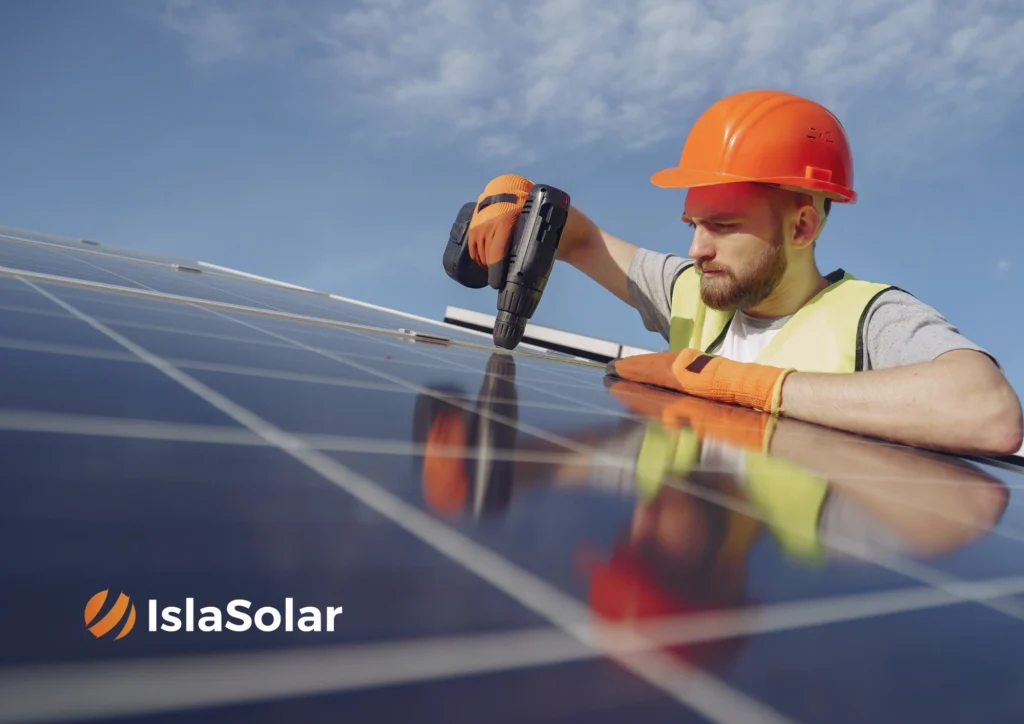 mantenimiento de paneles solares en Galapagar
