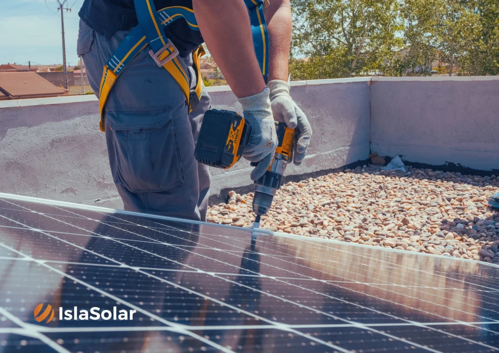 mantenimiento de paneles solares en Las Rozas
