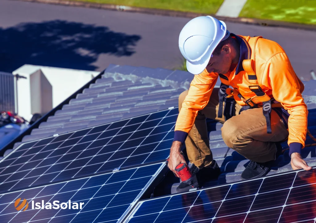 mantenimiento de paneles solares en Móstoles