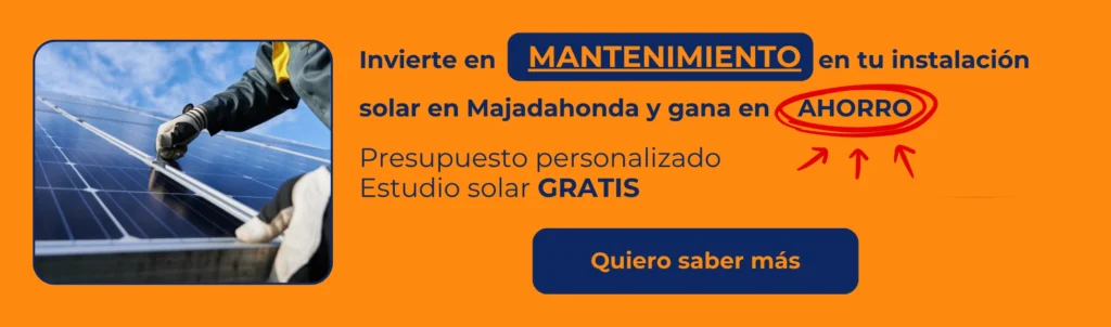 Mantenimiento de placas solares en Majadahonda