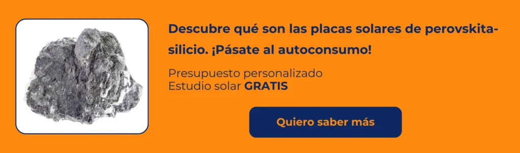 Placas solares de perovskita