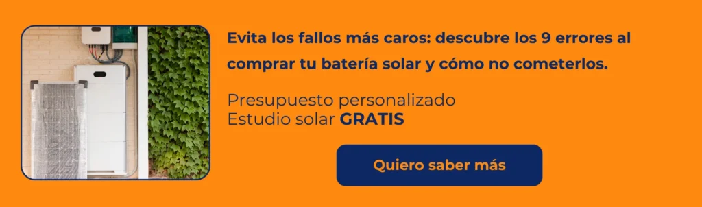 errores a evitar al comprar baterías solares