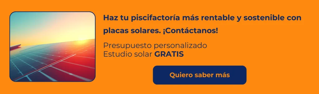 placas solares en piscifactorías