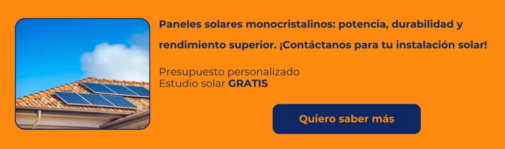 Paneles solares monocristalinos