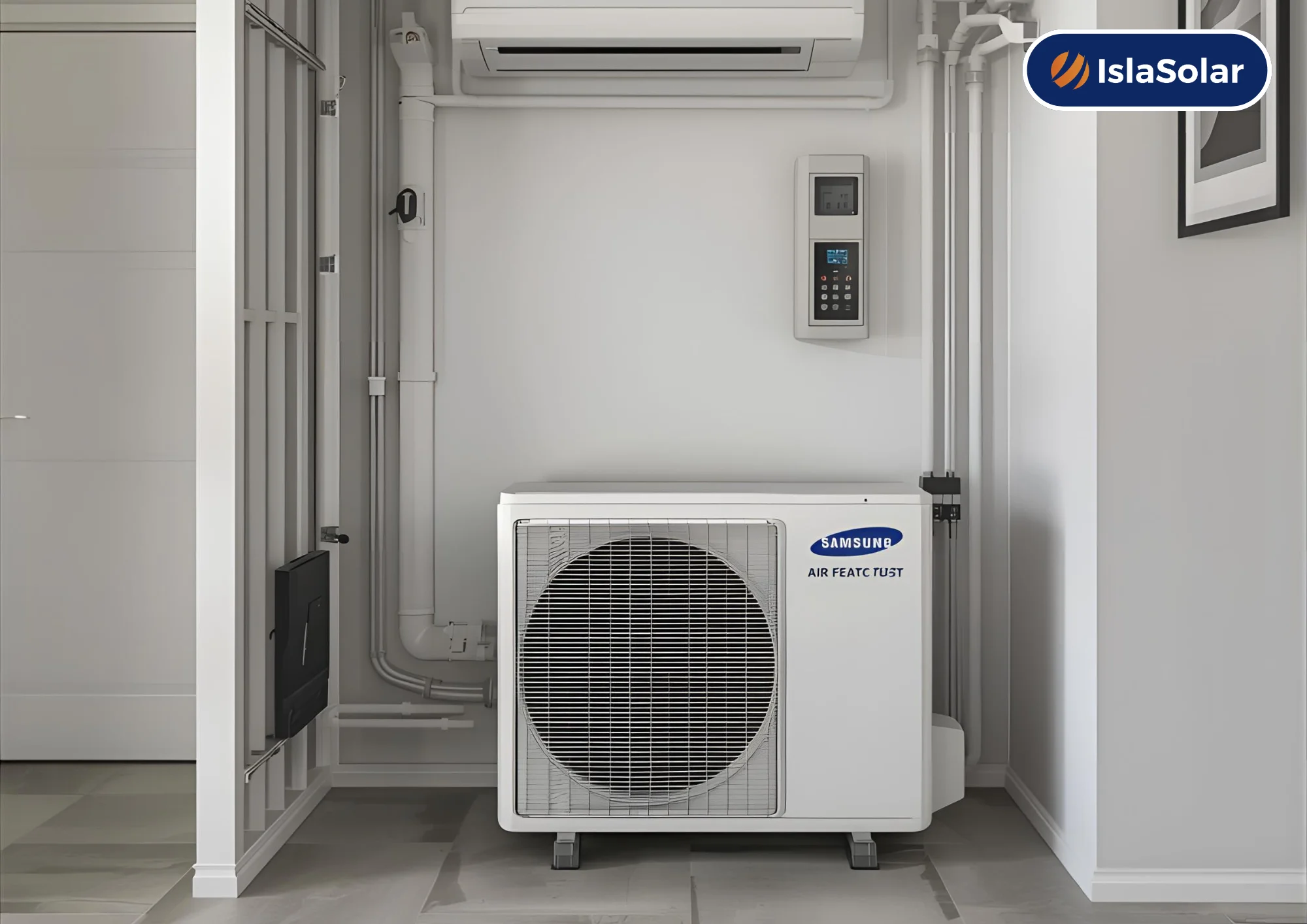 instalación de aerotermia de 4 kW