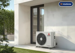 instalación de aerotermia de 8kW