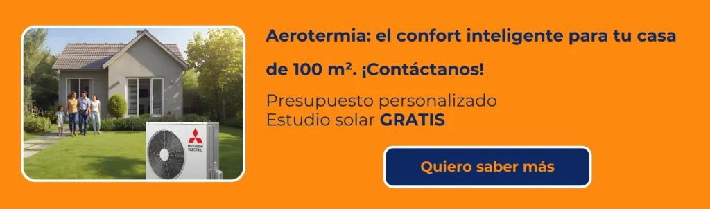 Precio de la aerotermia en una casa de 100m2