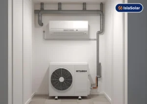 instalación de aerotermia con fancoils