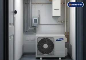 instalación de aerotermia de 25 kW