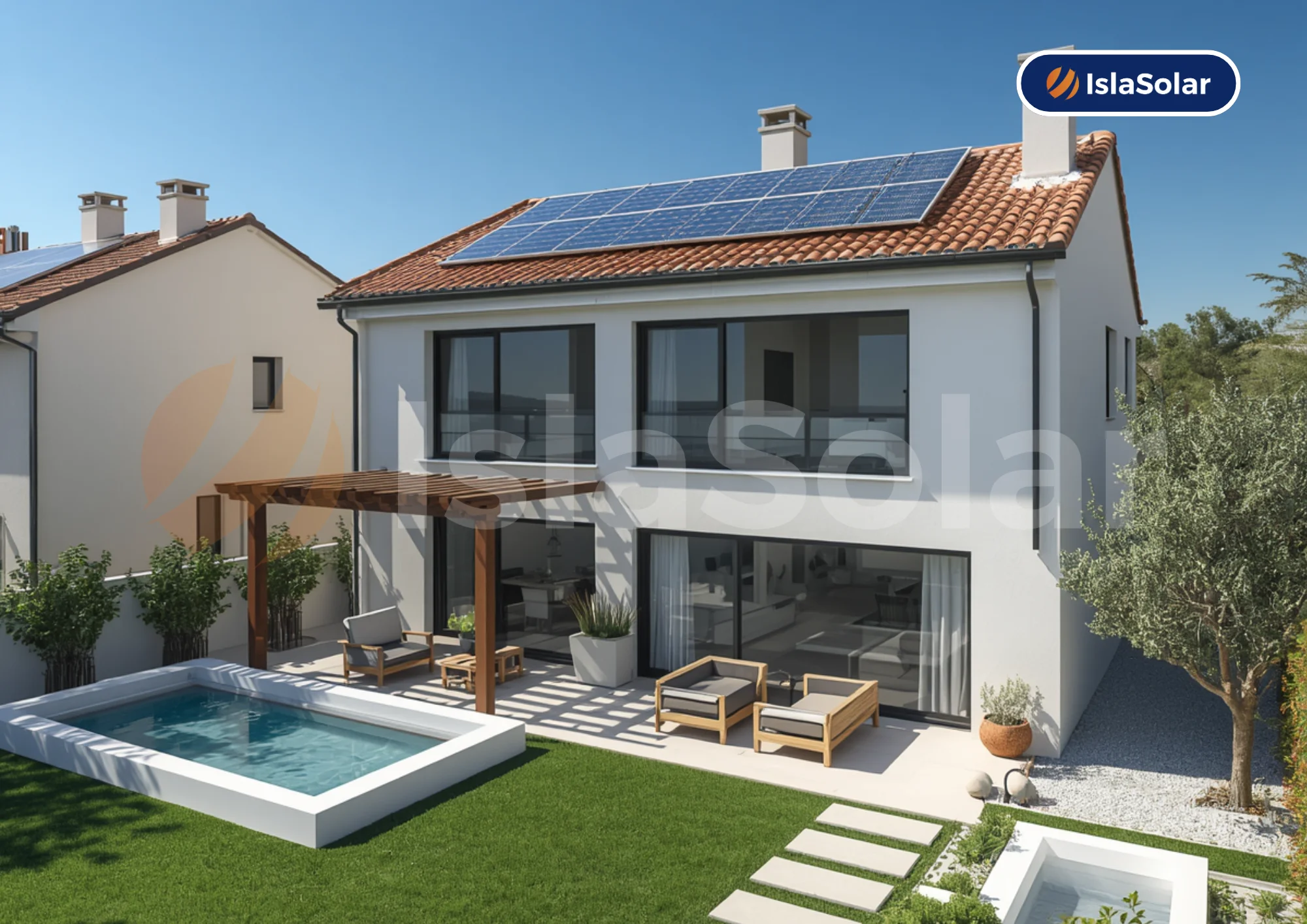 instalación de placas solares en casa en teo