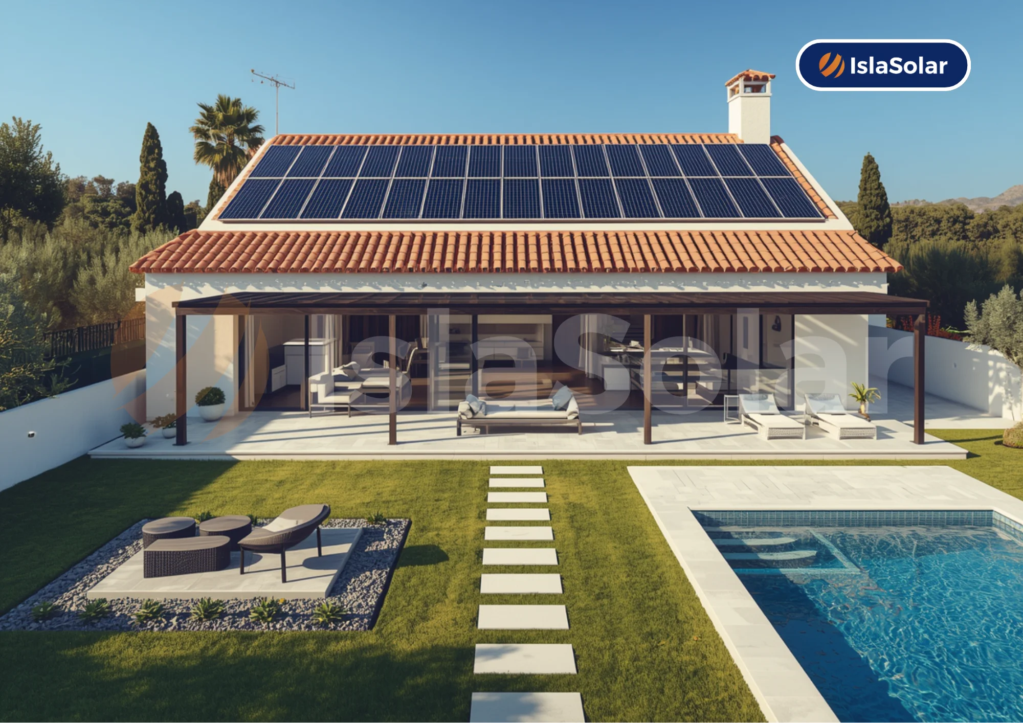 instalación de placas solares en una casa en boiro