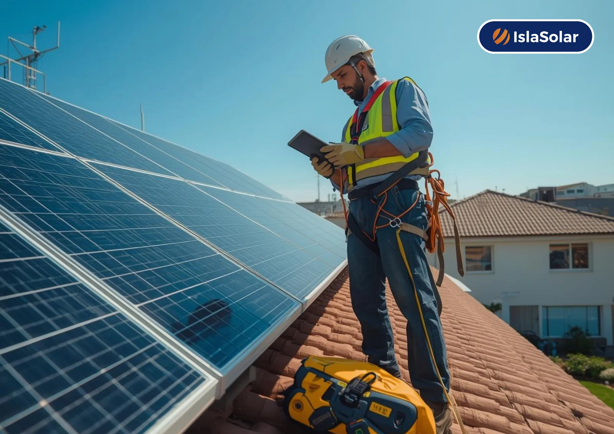 mantenimiento de paneles solares de isla solar en instalaciones solares de edp