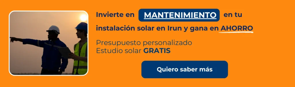 mantenimiento de placas solares en irun