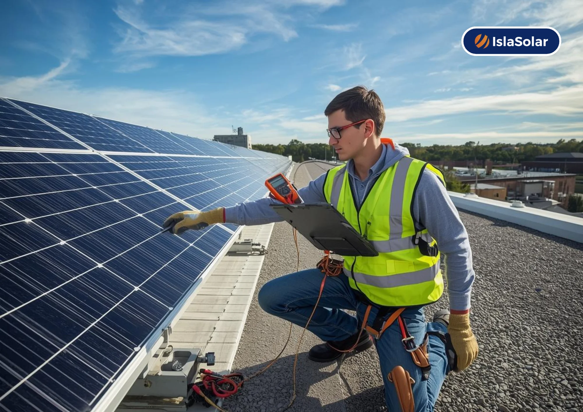 mantenimiento de una instalación fotovoltaica en Gipuzkoa