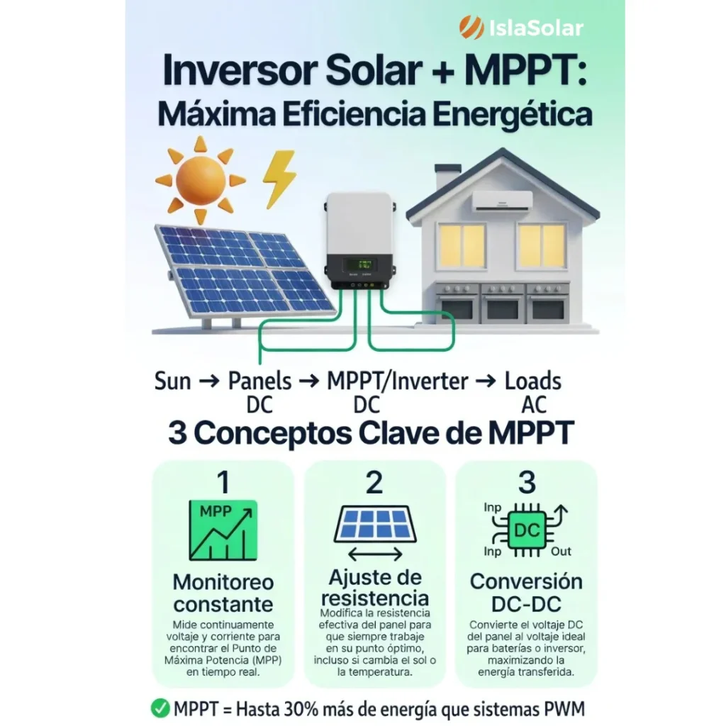 Qué es el MPPT de un inversor solar