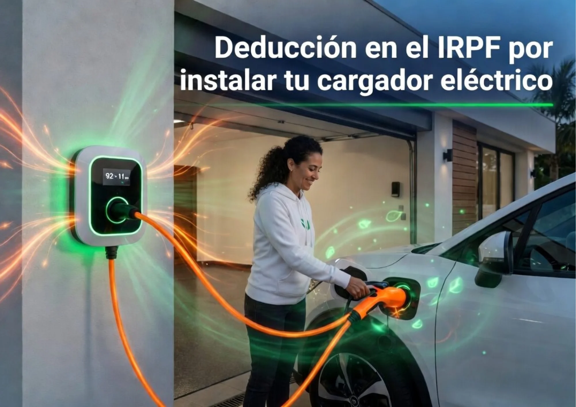 deducción en el IRPF por instalar un cargador eléctrico