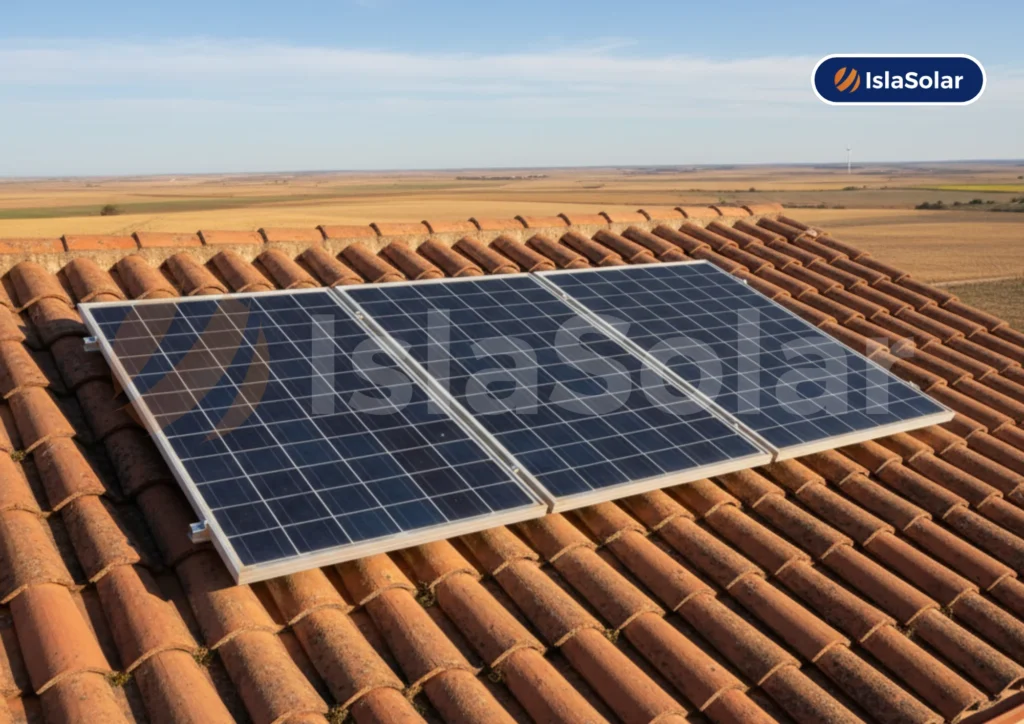 Paneles solares en Aguilar de Campoo