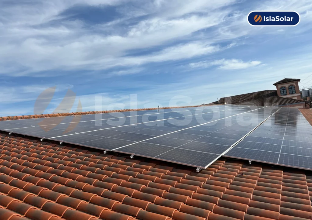 Paneles solares en Villablino