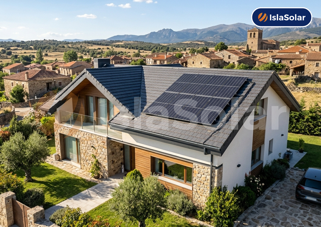 paneles solares en cardeñosa