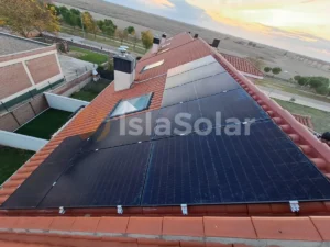 Batería solar de una instalación fotovoltaica doméstica