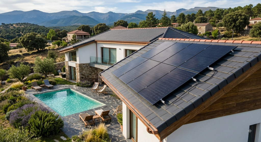paneles solares en burgohondo