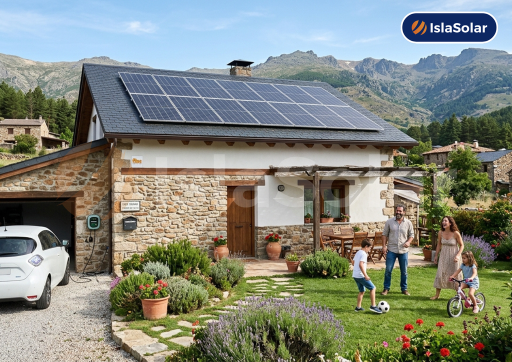 Paneles solares en Cuevas del Valle