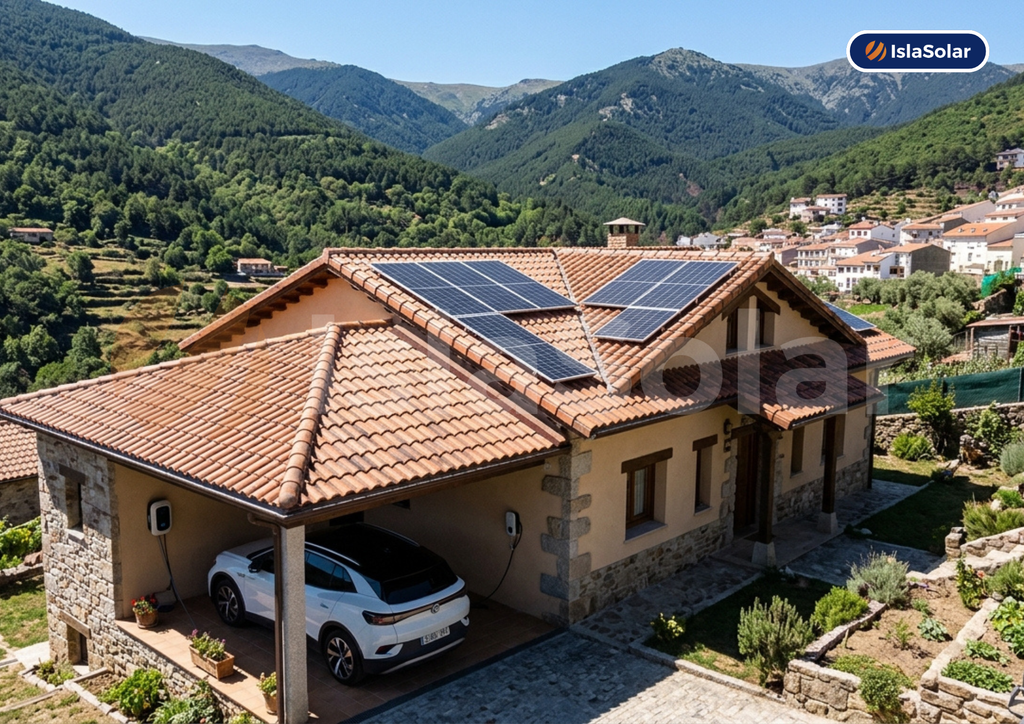 Paneles solares en Guisando