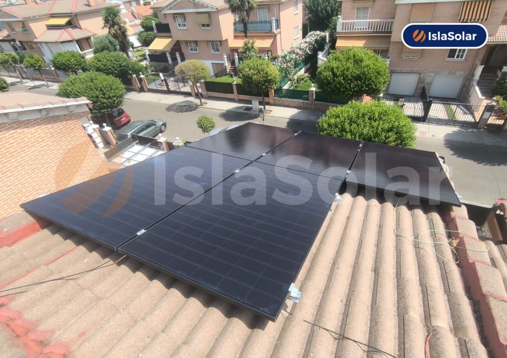Paneles solares en maello