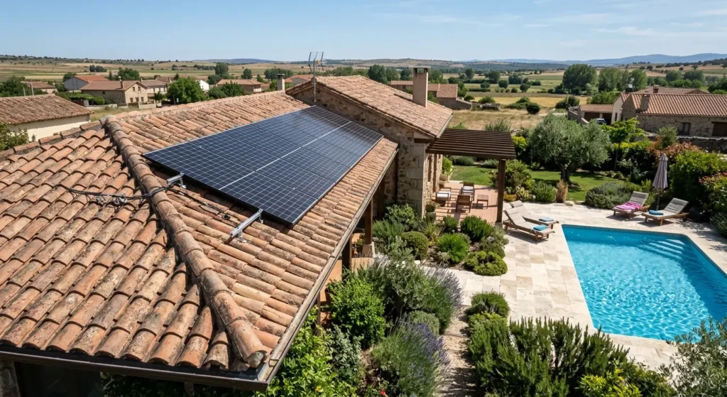 Paneles solares en Tiñosillos