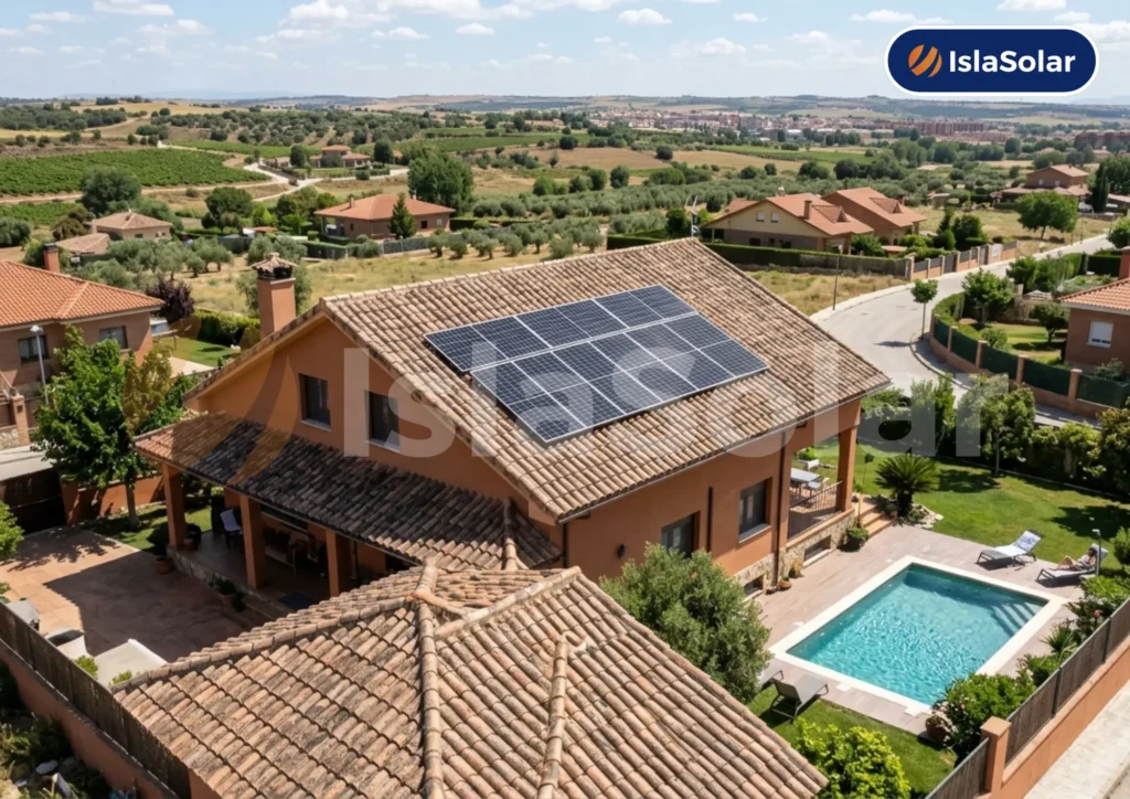 Paneles solares en Villamanta
