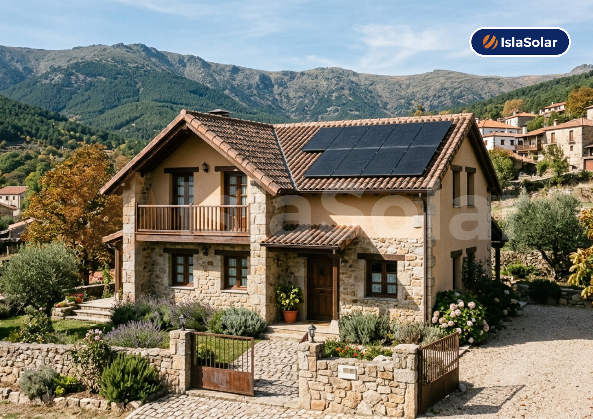 Placas solares en casillas