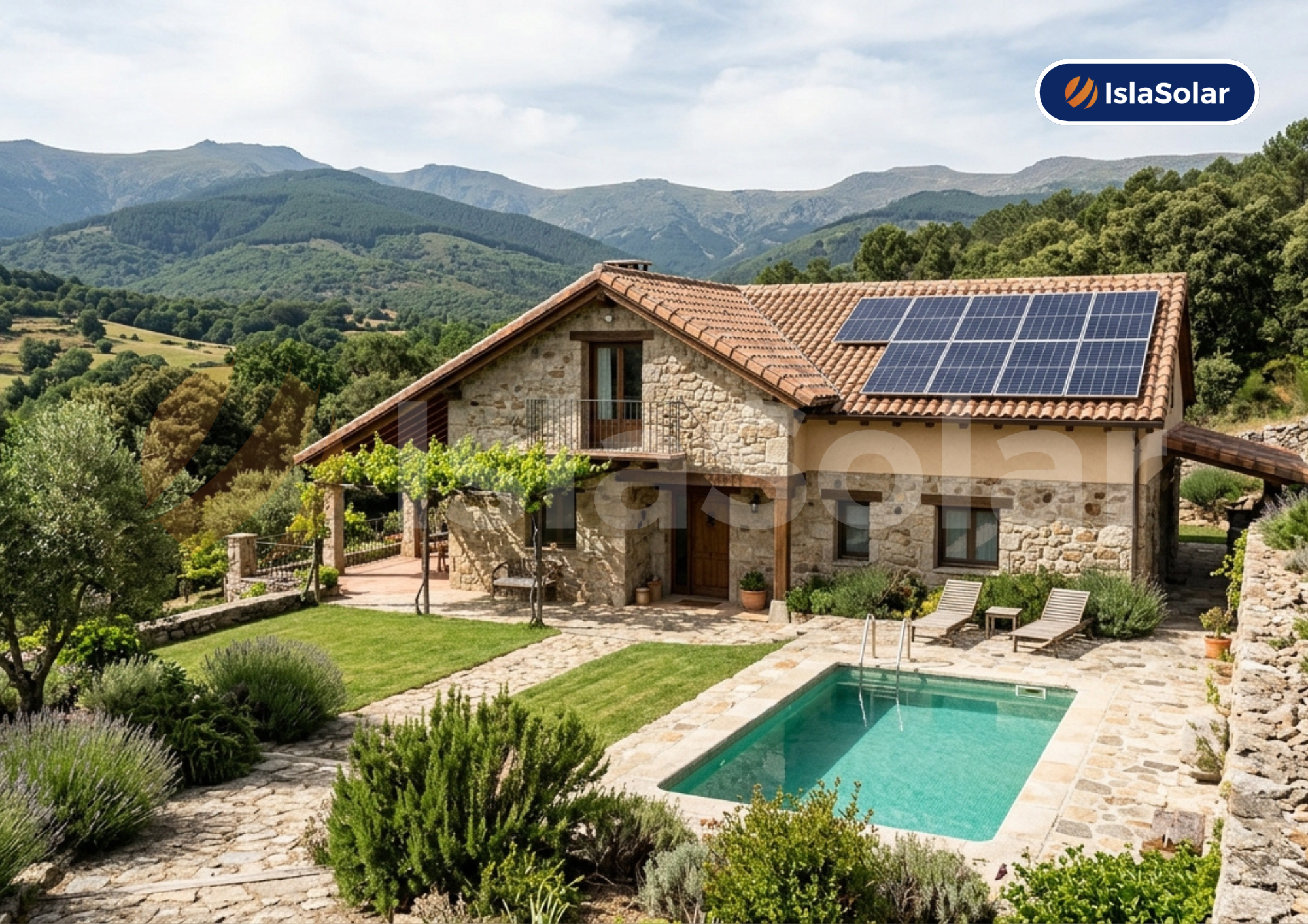 Placas solares en Santa María del Tiétar