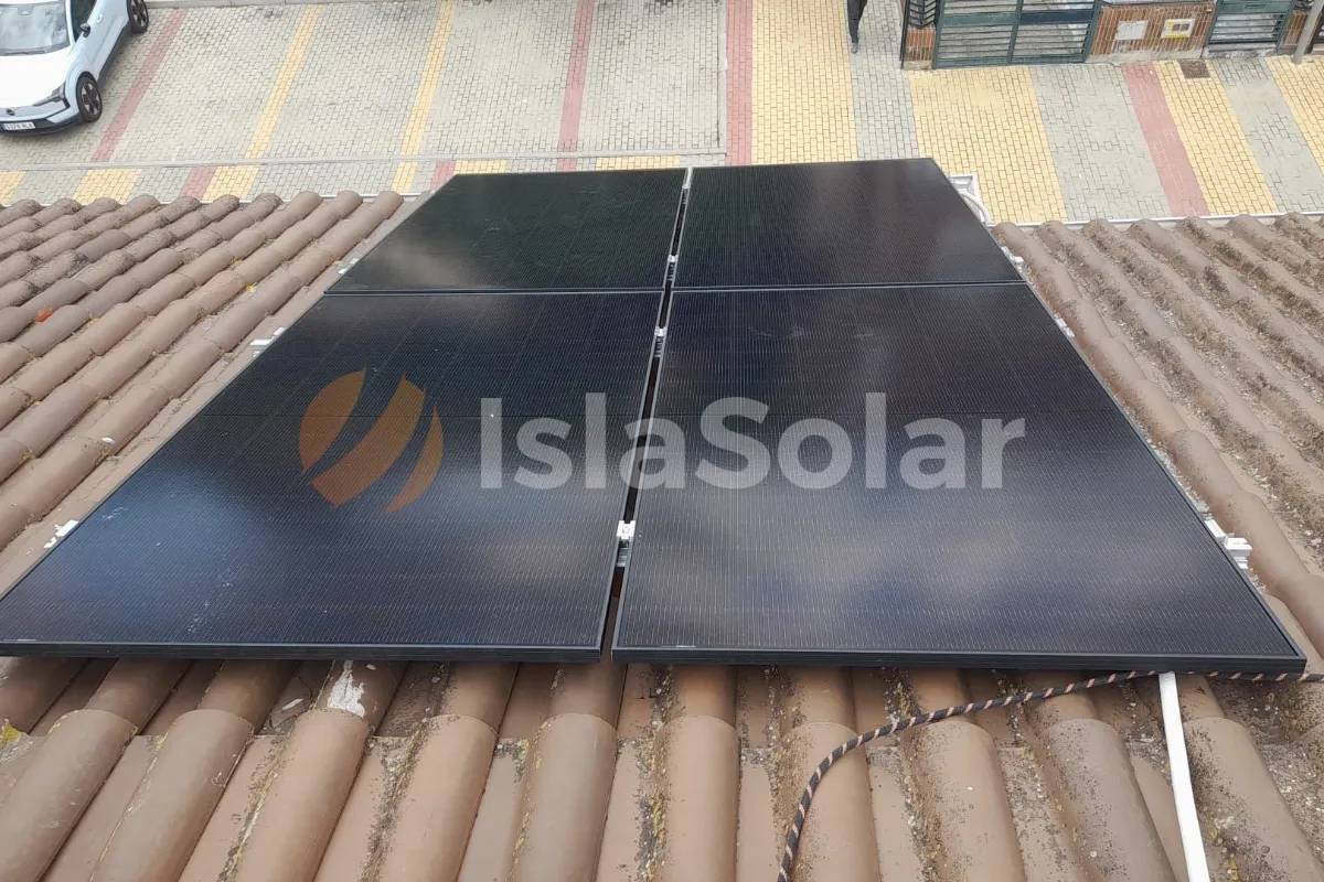 placas solares en San Bartolomé de Pinares