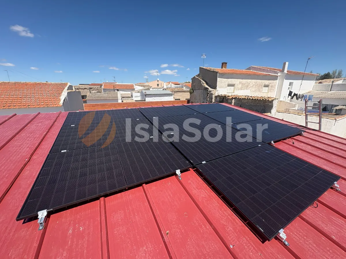 placas solares en Villamantilla